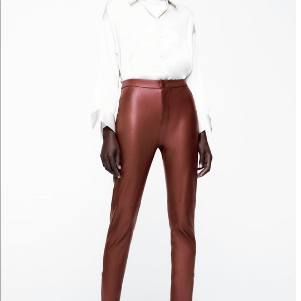 COPY - Zara faux leather leggings! - Picture 4 of 4